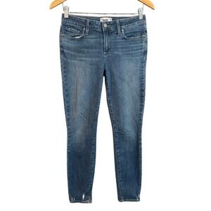 PAIGE Verdugo Ankle Jeans Medium Wash Distressed Skinny Size 28